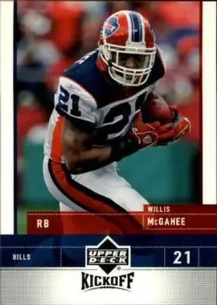 2005 Upper Deck Kickoff #11 - Willis McGahee - Buffalo Bills