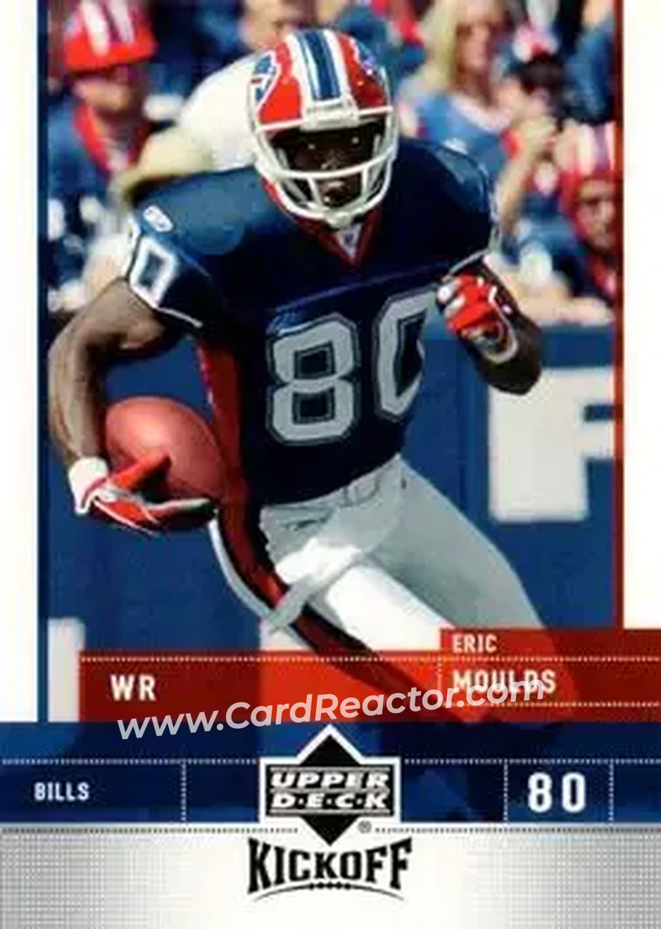 2005 Upper Deck Kickoff #12 - Eric Moulds - Buffalo Bills - Front