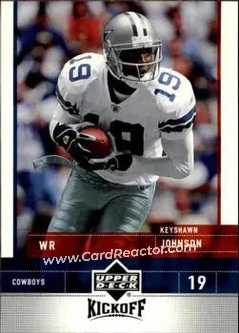 2005 Upper Deck Kickoff #23 - Keyshawn Johnson - Dallas Cowboys - Front