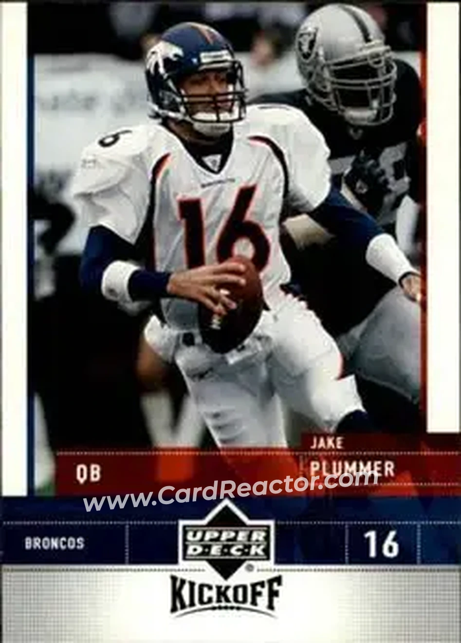 2005 Upper Deck Kickoff #26 - Jake Plummer - Denver Broncos - Front 2005 Upper Deck Kickoff #26 - Jake Plummer - Denver Broncos - Front