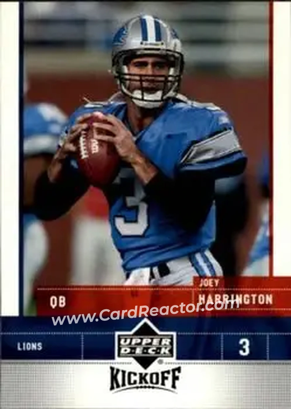 2005 Upper Deck Kickoff #30 - Joey Harrington - Detroit Lions - Front