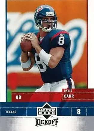 2005 Upper Deck Kickoff #34 - David Carr - Houston Texans