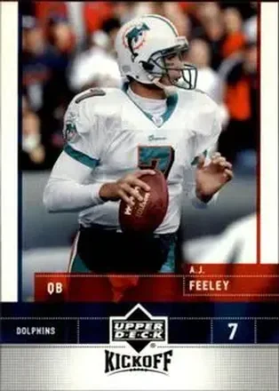 2005 Upper Deck Kickoff #46 - A.J. Feeley - Miami Dolphins