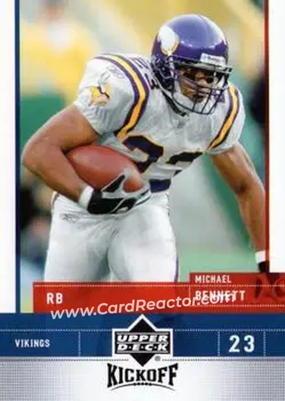 2005 Upper Deck Kickoff #50 - Michael Bennett - Minnesota Vikings - Front