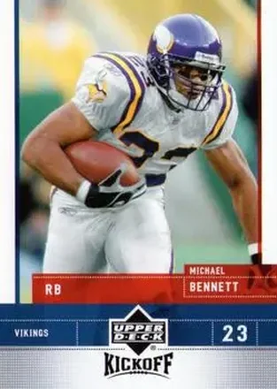 2005 Upper Deck Kickoff #50 - Michael Bennett - Minnesota Vikings
