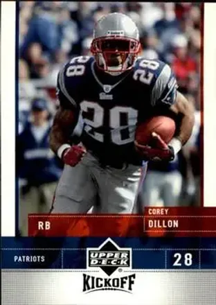 2005 Upper Deck Kickoff #53 - Corey Dillon - New England Patriots