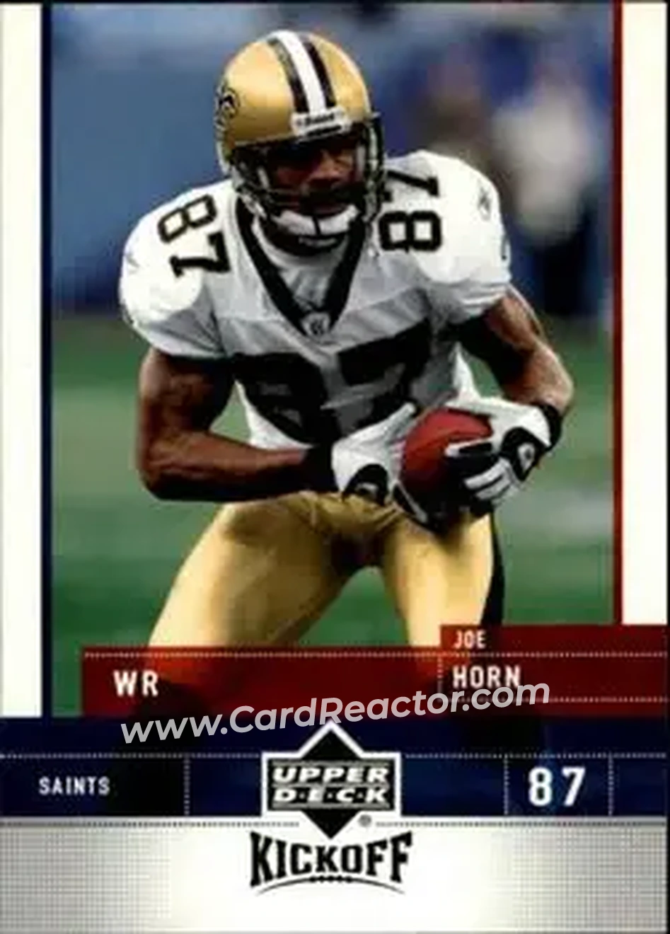 2005 Upper Deck Kickoff #57 - Joe Horn - New Orleans Saints - Front 2005 Upper Deck Kickoff #57 - Joe Horn - New Orleans Saints - Front