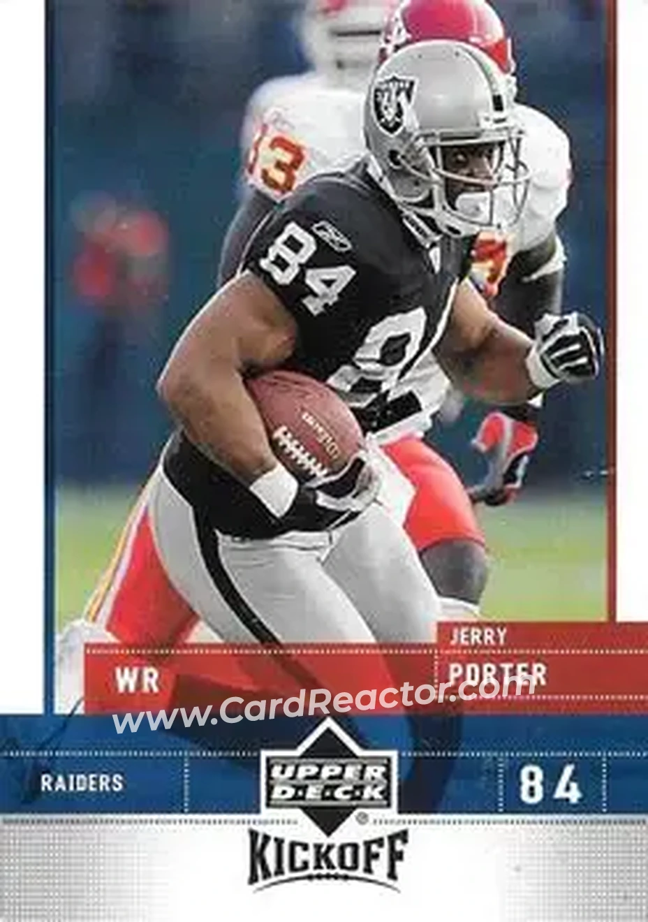 2005 Upper Deck Kickoff #64 - Jerry Porter - Oakland Raiders - Front