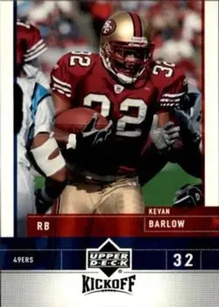 2005 Upper Deck Kickoff #75 - Kevan Barlow - San Francisco 49ers