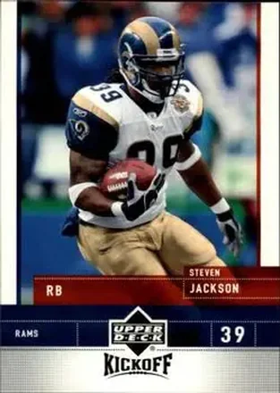 2005 Upper Deck Kickoff #80 - Steven Jackson - St. Louis Rams