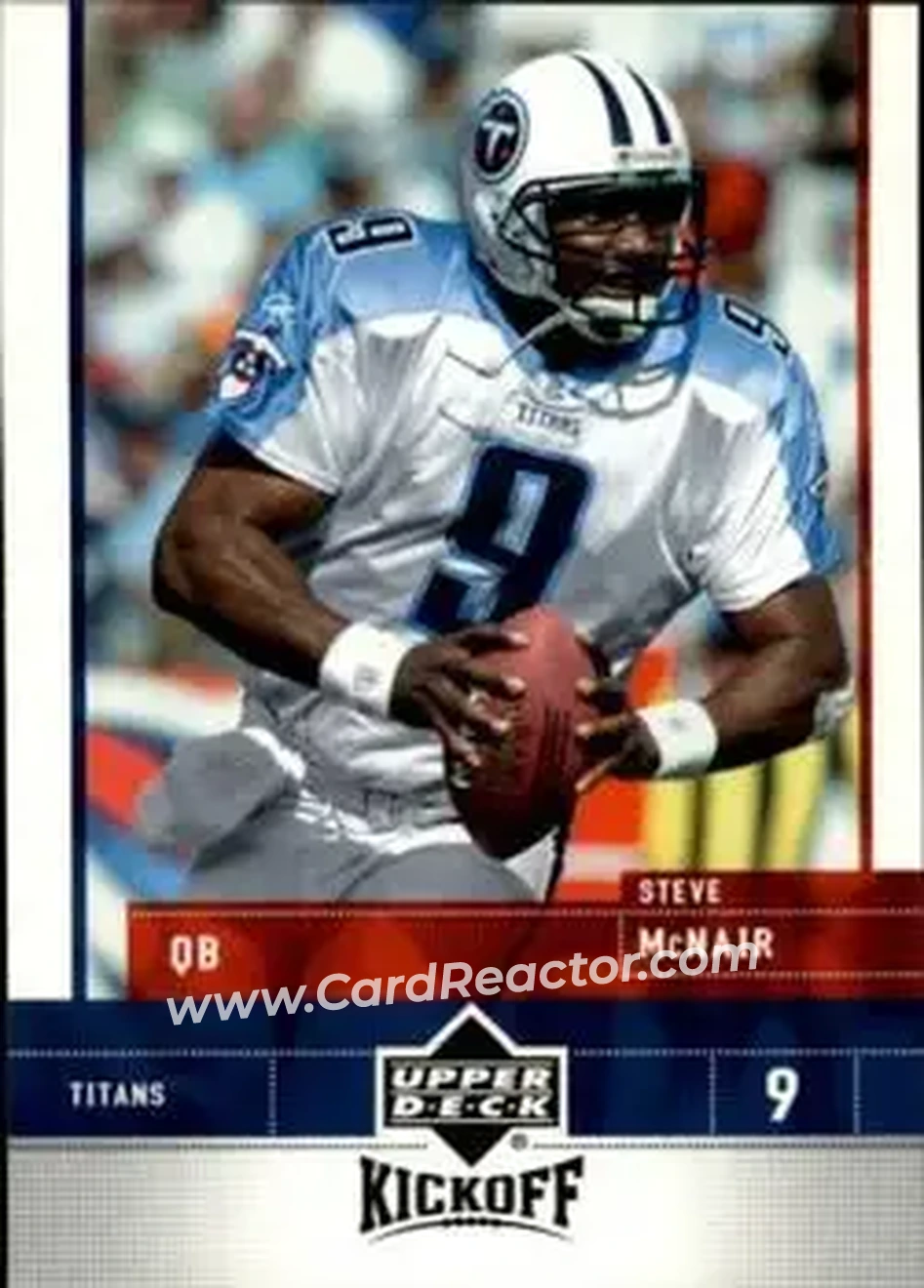 2005 Upper Deck Kickoff #85 - Steve McNair - Tennessee Titans - Front