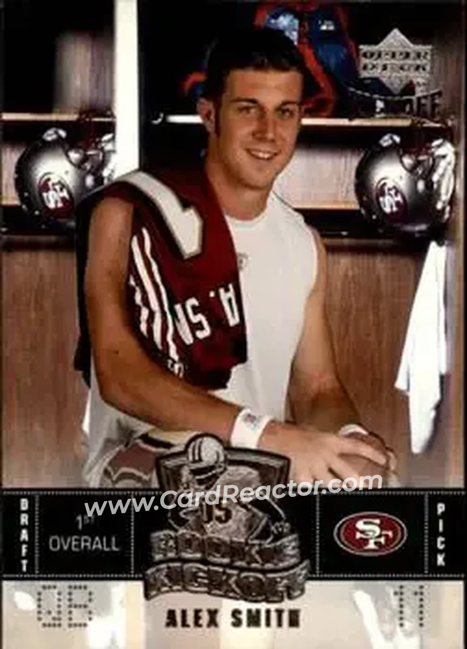 2005 Upper Deck Kickoff #92 - Alex Smith - San Francisco 49ers - Front 2005 Upper Deck Kickoff #92 - Alex Smith - San Francisco 49ers - Front