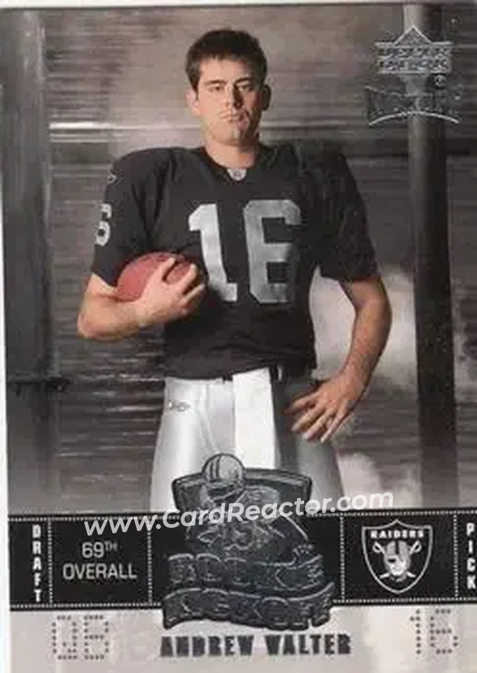 2005 Upper Deck Kickoff #94 - Andrew Walter - Oakland Raiders - Front 2005 Upper Deck Kickoff #94 - Andrew Walter - Oakland Raiders - Front