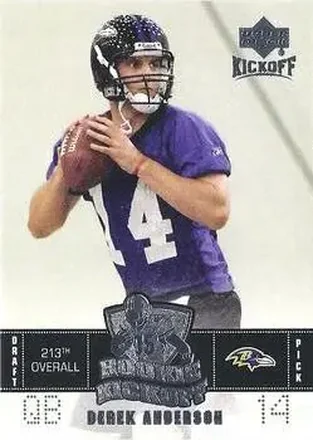 2005 Upper Deck Kickoff #96 - Derek Anderson - Baltimore Ravens