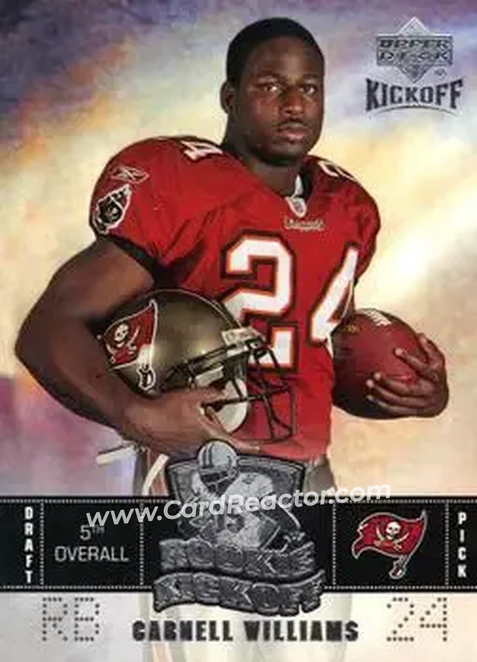 2005 Upper Deck Kickoff #99 - Cadillac Williams - Tampa Bay Buccaneers - Front