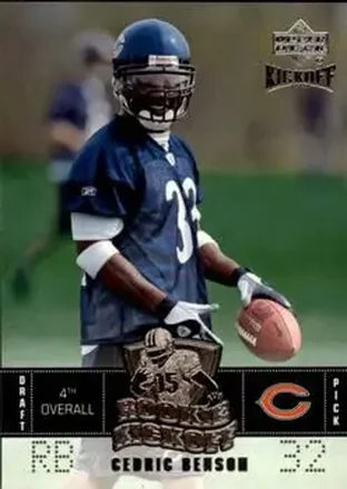 2005 Upper Deck Kickoff #100 - Cedric Benson - Chicago Bears