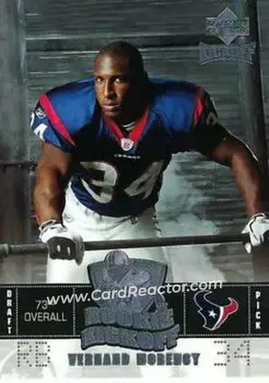 2005 Upper Deck Kickoff #102 - Vernand Morency - Houston Texans - Front