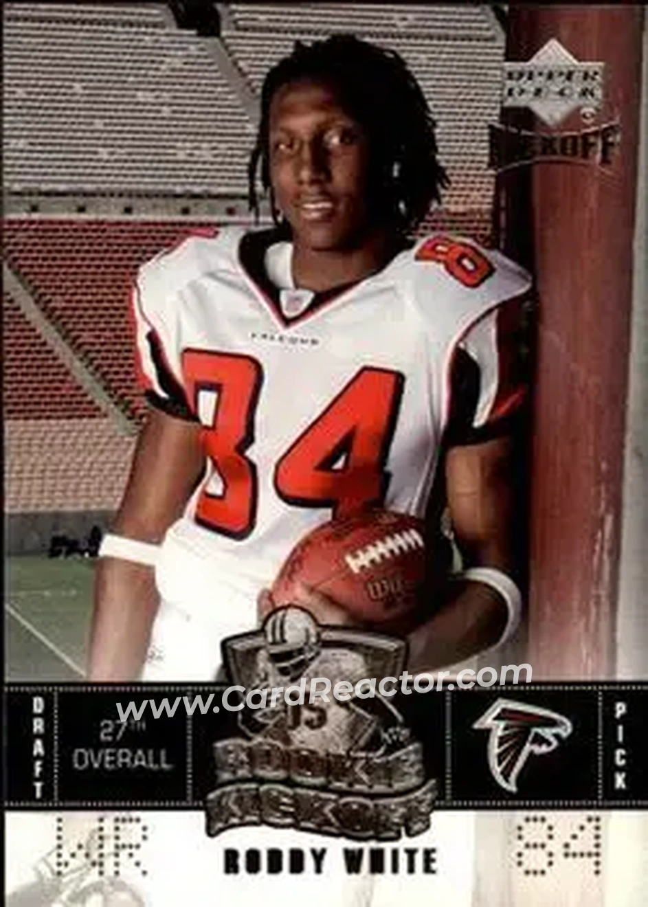 2005 Upper Deck Kickoff #110 - Roddy White - Atlanta Falcons - Front 2005 Upper Deck Kickoff #110 - Roddy White - Atlanta Falcons - Front