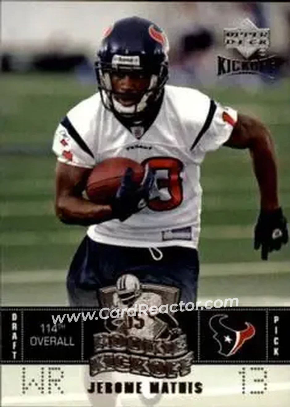 2005 Upper Deck Kickoff #111 - Jerome Mathis - Houston Texans - Front 2005 Upper Deck Kickoff #111 - Jerome Mathis - Houston Texans - Front