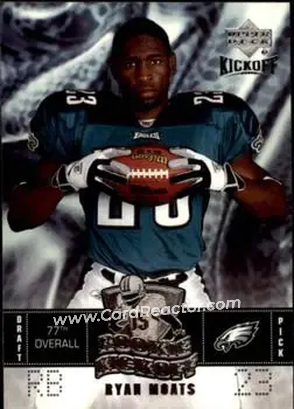 2005 Upper Deck Kickoff #124 - Ryan Moats - Philadelphia Eagles - Front 2005 Upper Deck Kickoff #124 - Ryan Moats - Philadelphia Eagles - Front