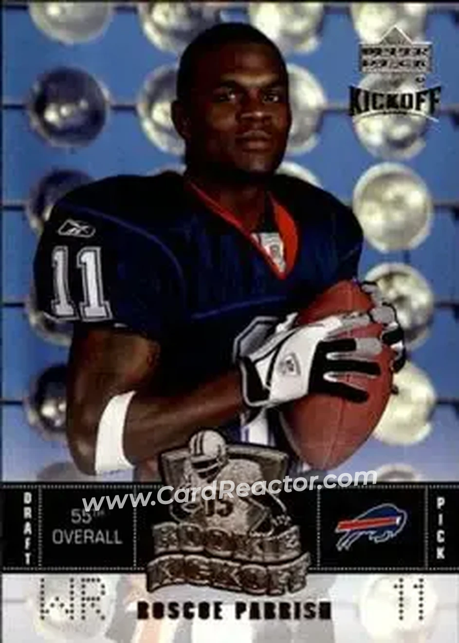 2005 Upper Deck Kickoff #131 - Roscoe Parrish - Buffalo Bills - Front 2005 Upper Deck Kickoff #131 - Roscoe Parrish - Buffalo Bills - Front