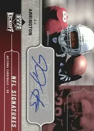 2005 Upper Deck Kickoff - Autographs #KS-JA - J.J. Arrington - Arizona Cardinals