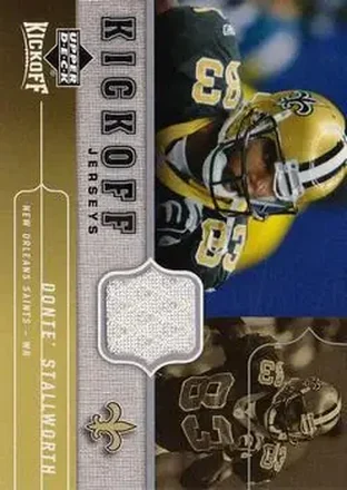 2005 Upper Deck Kickoff - Game Jerseys #KJ--DS - Donte Stallworth - New Orleans Saints