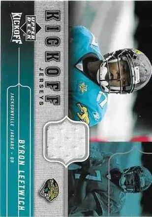 2005 Upper Deck Kickoff - Game Jerseys #KJ-BL - Byron Leftwich - Jacksonville Jaguars