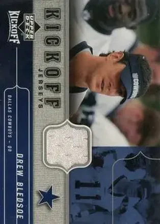 2005 Upper Deck Kickoff - Game Jerseys #KJ-DB - Drew Bledsoe - Dallas Cowboys