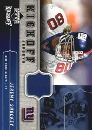 2005 Upper Deck Kickoff - Game Jerseys #KJ-JS - Jeremy Shockey - New York Giants