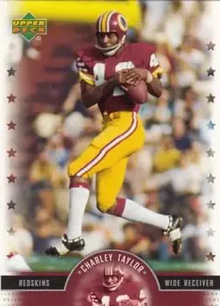 2005 Upper Deck Legends #1 - Charley Taylor - Washington Redskins