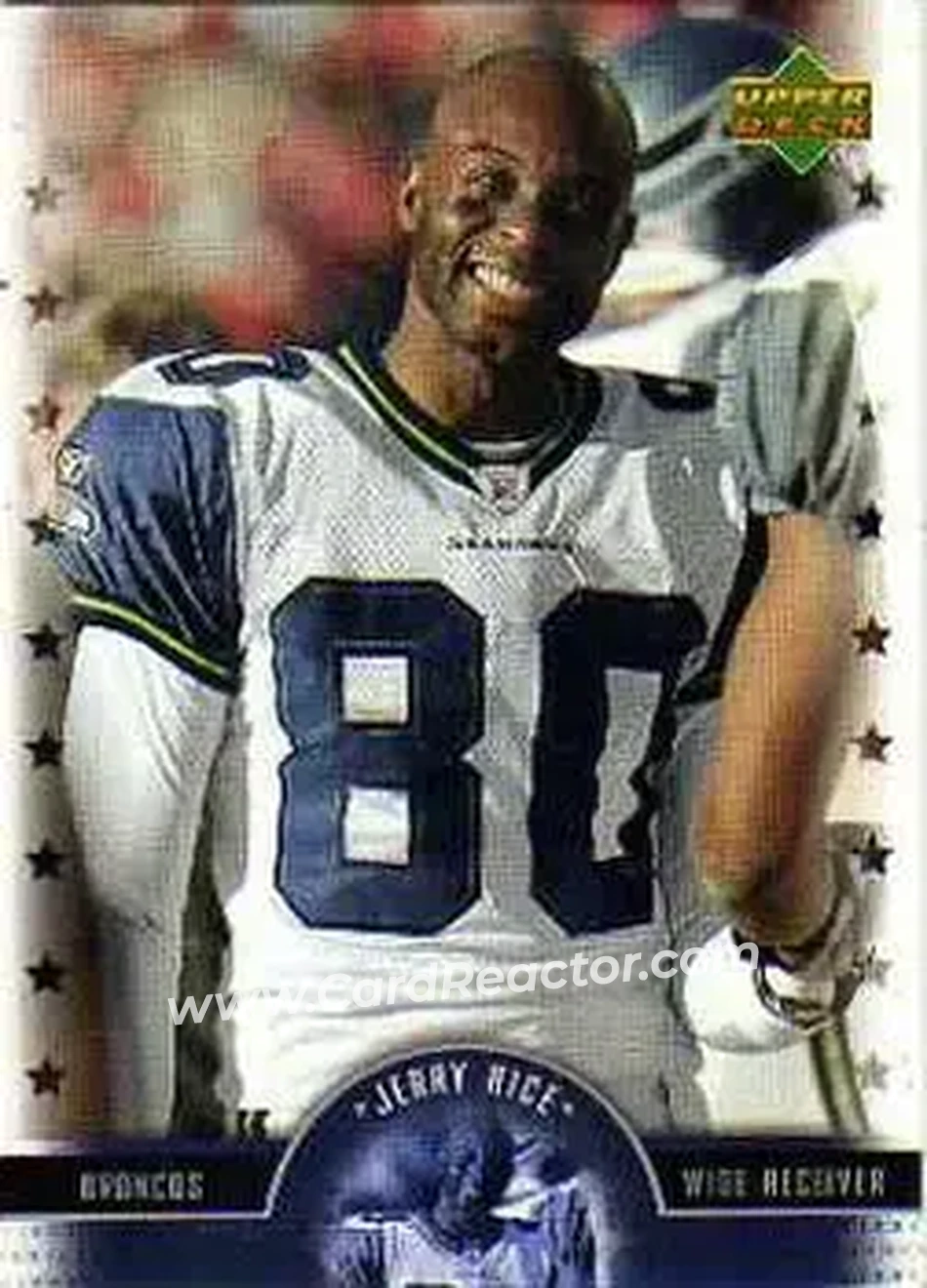 2005 Upper Deck Legends #6 - Jerry Rice - Denver Broncos - Front