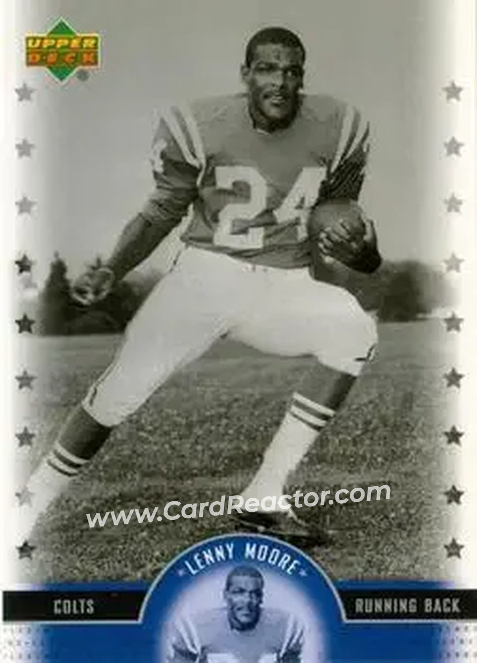 2005 Upper Deck Legends #19 - Lenny Moore - Baltimore Colts - Front