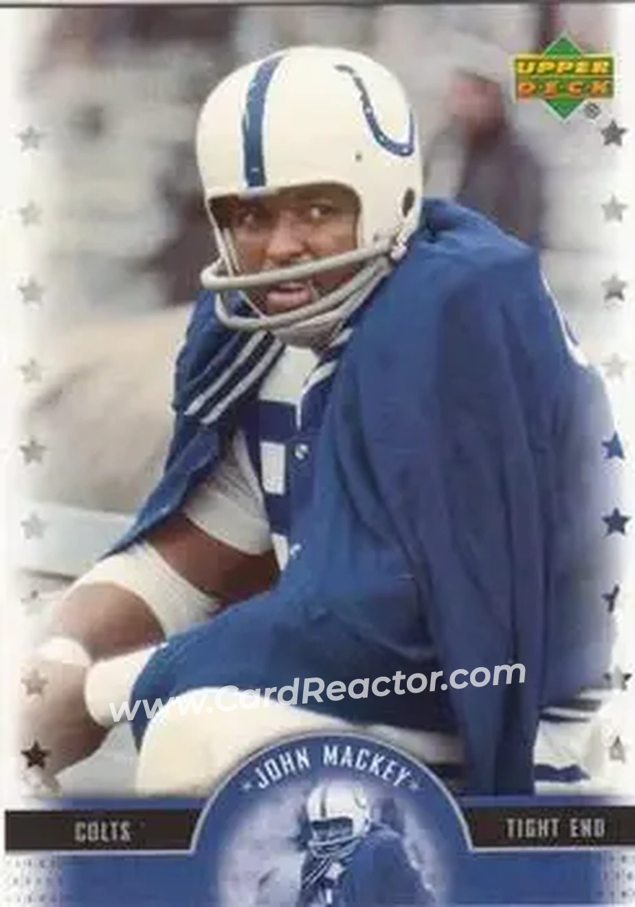 2005 Upper Deck Legends #23 - John Mackey - Indianapolis Colts - Front 2005 Upper Deck Legends #23 - John Mackey - Indianapolis Colts - Front