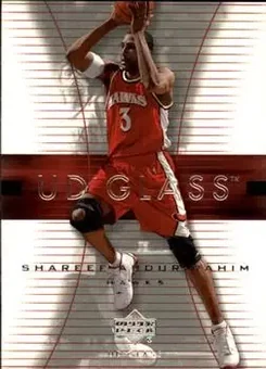 2003-04 UD Glass #1 - Shareef Abdur-Rahim - Atlanta Hawks