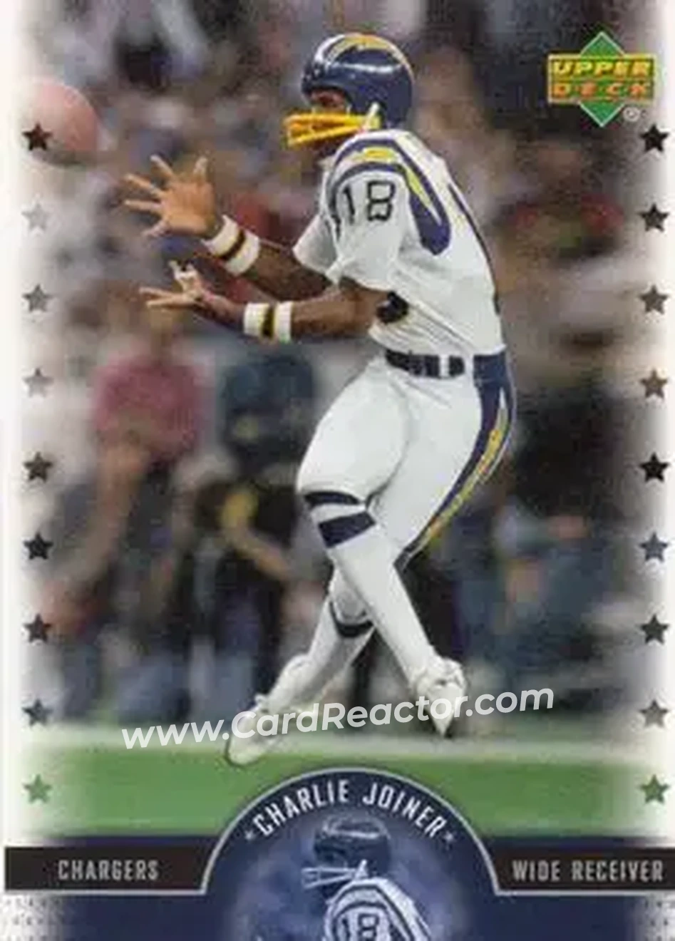 2005 Upper Deck Legends #43 - Charlie Joiner - San Diego Chargers - Front