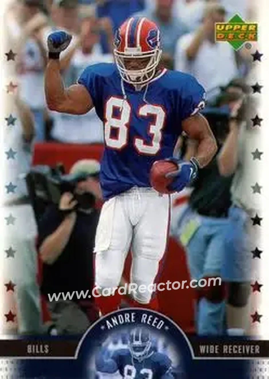 2005 Upper Deck Legends #46 - Andre Reed - Buffalo Bills - Front