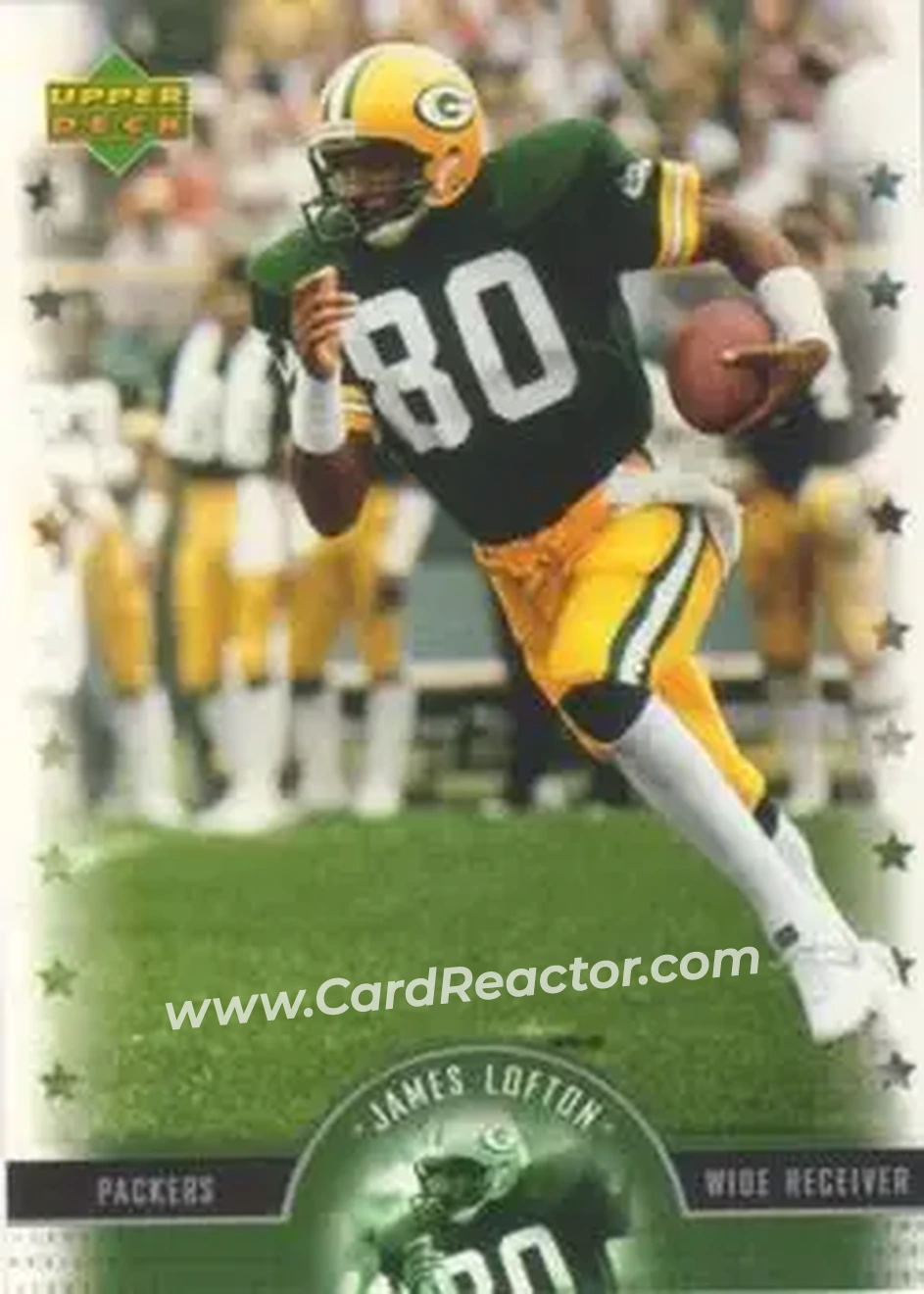 2005 Upper Deck Legends #49 - James Lofton - Green Bay Packers - Front