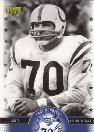 2005 Upper Deck Legends #50 - Art Donovan - Baltimore Colts