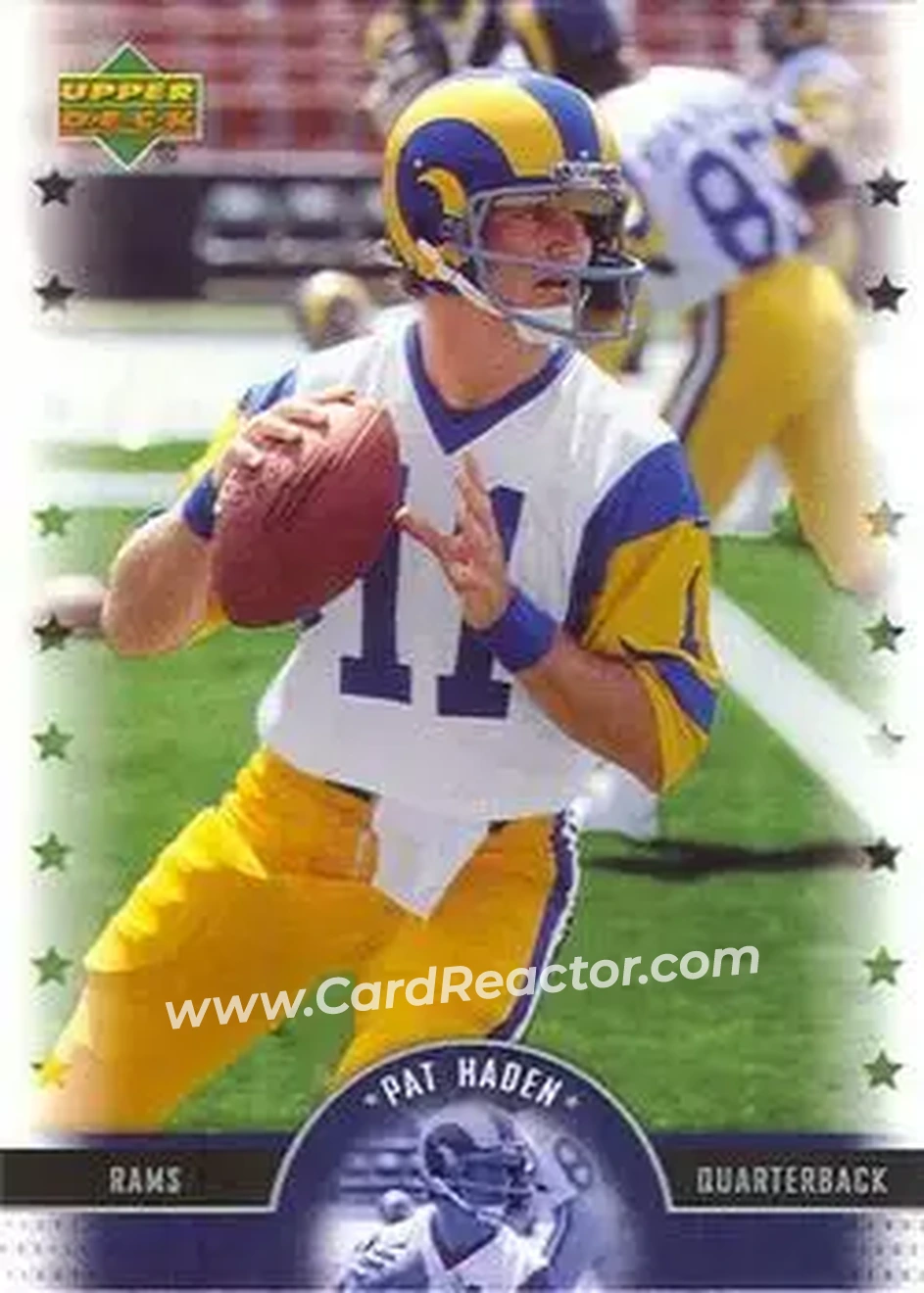 2005 Upper Deck Legends #7 - Pat Haden - Los Angeles Rams - Front