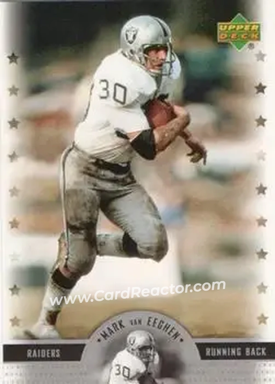 2005 Upper Deck Legends #14 - Mark van Eeghen - Oakland Raiders - Front