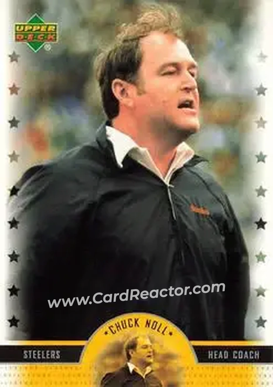 2005 Upper Deck Legends #33 - Chuck Noll - Pittsburgh Steelers - Front 2005 Upper Deck Legends #33 - Chuck Noll - Pittsburgh Steelers - Front