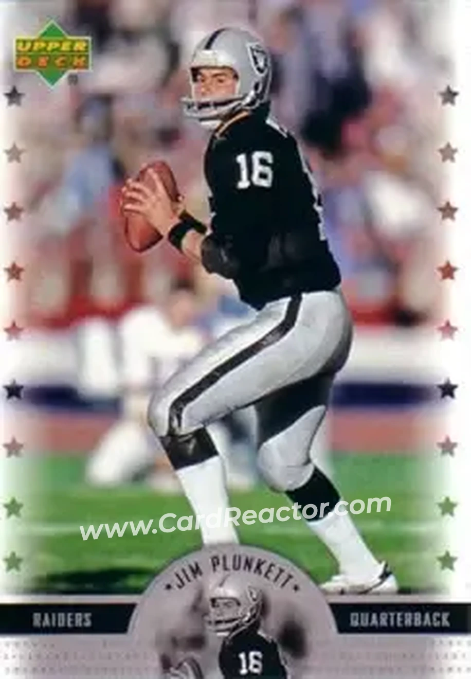 2005 Upper Deck Legends #35 - Jim Plunkett - Oakland Raiders - Front 2005 Upper Deck Legends #35 - Jim Plunkett - Oakland Raiders - Front