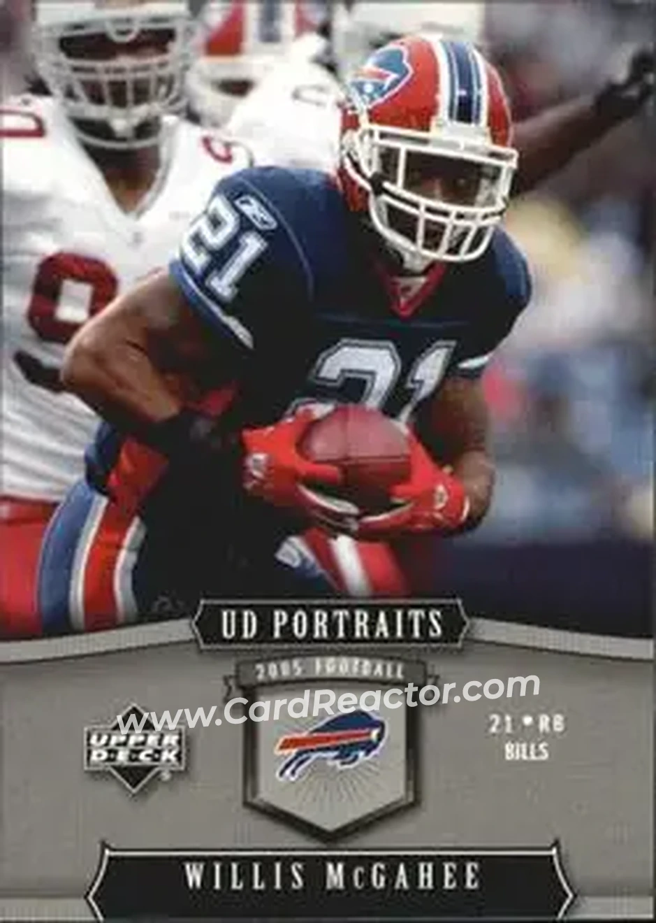 2005 Upper Deck Portraits #12 - Willis McGahee - Buffalo Bills - Front