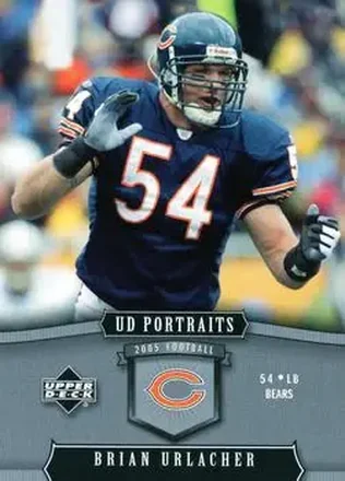 2005 Upper Deck Portraits #17 - Brian Urlacher - Chicago Bears