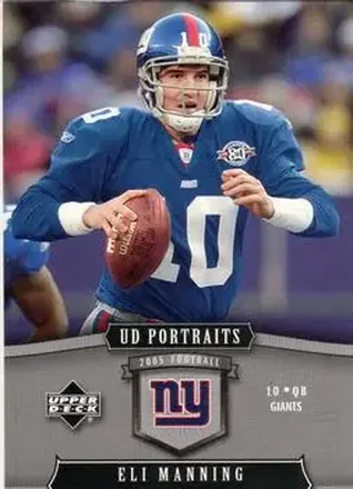 2005 Upper Deck Portraits #61 - Eli Manning - New York Giants