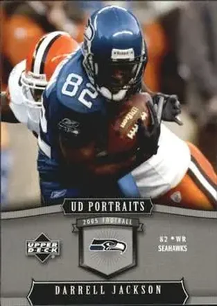 2005 Upper Deck Portraits #86 - Darrell Jackson - Seattle Seahawks