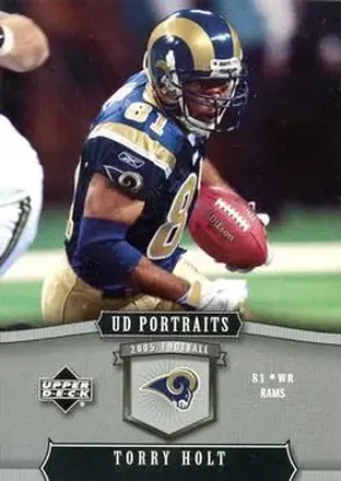 2005 Upper Deck Portraits #91 - Torry Holt - St. Louis Rams