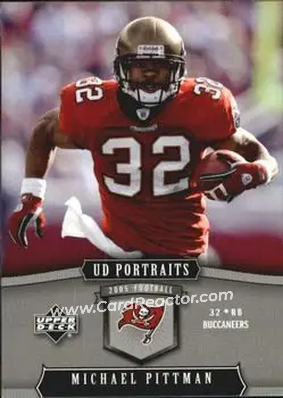 2005 Upper Deck Portraits #92 - Michael Pittman - Tampa Bay Buccaneers - Front