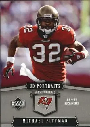 2005 Upper Deck Portraits #92 - Michael Pittman - Tampa Bay Buccaneers